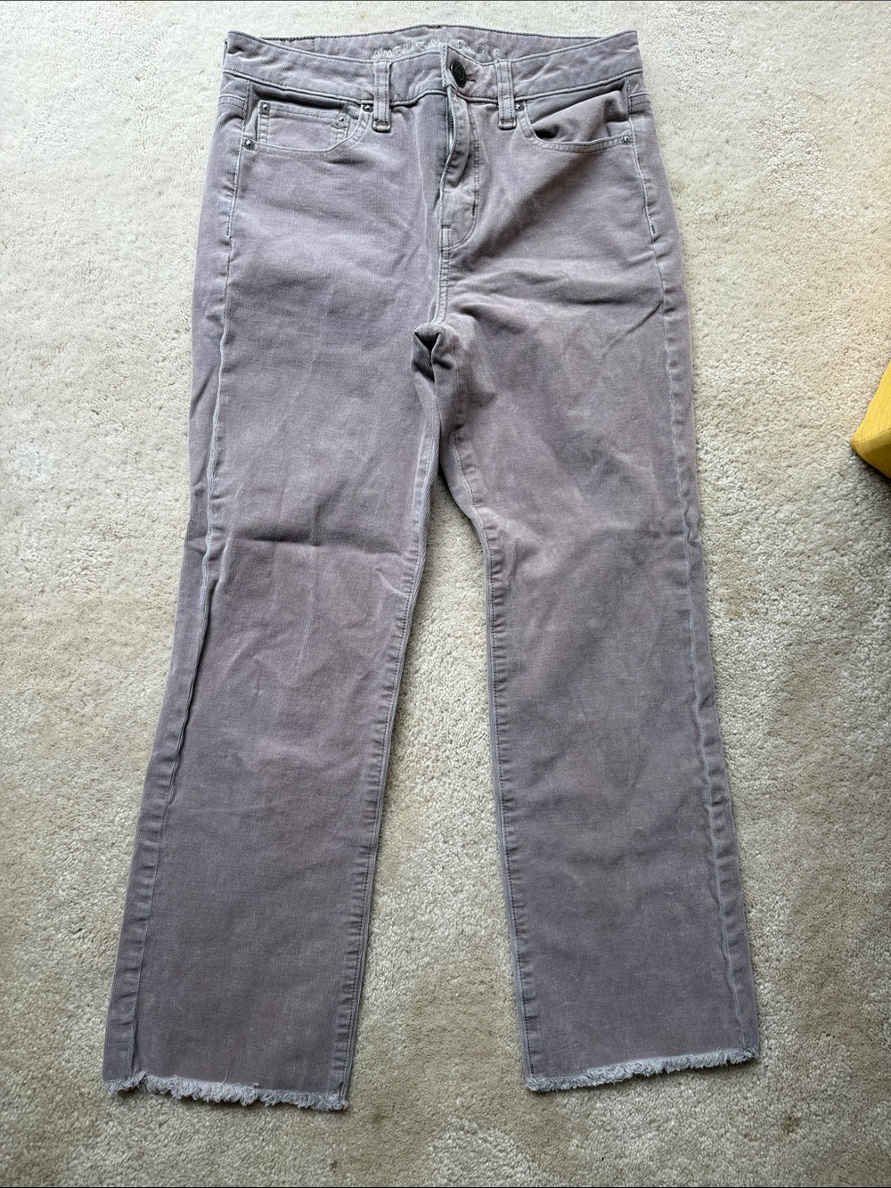 American Eagle corduroy purple pants